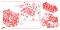 ARREDO DI MONT. MOTORE/ASS. TRASMISSIONE(DIESEL) per Honda CIVIC 2.2SPORT 5 Porte 6 velocità manuale 2011
