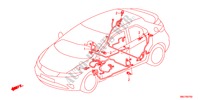 BARDATURA FILO(LH)(2) per Honda CIVIC 1.8SPORT AUDIOLESS 5 Porte 5 velocità automatico 2011