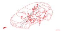 BARDATURA FILO(RH)(2) per Honda CIVIC 1.8GT 5 Porte 6 velocità manuale 2011