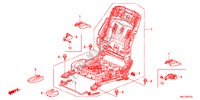 COMP. SEDILE ANT.(S.) per Honda CIVIC 1.8S 5 Porte 5 velocità automatico 2011