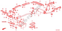CONDOTTO SCARICO/SILENZIATORE(DIESEL)(1) per Honda CIVIC 2.2GT 5 Porte 6 velocità manuale 2011