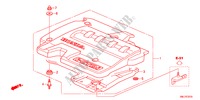 COPERTURA MOTORE(DIESEL) per Honda CIVIC 2.2SPORT 5 Porte 6 velocità manuale 2011