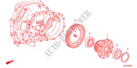 DIFFERENZIALE(1.4L)(1.8L) per Honda CIVIC 1.4GT 5 Porte cambioautomatico 2011