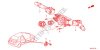 INTERRUTTORE COMBINAZIONE per Honda CIVIC 2.2SPORT 5 Porte 6 velocità manuale 2011