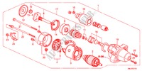 MOTORE AVVIATORE(DIESEL) per Honda CIVIC 2.2EX 5 Porte 6 velocità manuale 2011