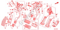 PEDALE(LH) per Honda CIVIC 1.4COMFORT 5 Porte 6 velocità manuale 2011