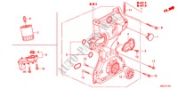 POMPA OLIO(1.8L) per Honda CIVIC 1.8GT    AUDIOLESS 5 Porte 6 velocità manuale 2011