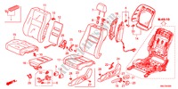 SEDILE ANTERIORE(S.) per Honda CIVIC 1.8GT 5 Porte 6 velocità manuale 2011