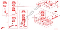 SERBATOIO COMBUSTIBILE(1.4L)(1.8L) per Honda CIVIC 1.8GT 5 Porte 6 velocità manuale 2011