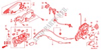 SERRATURE PORTIERE ANT./MANIGLIA ESTERNA per Honda CIVIC 1.8EXE 5 Porte 5 velocità automatico 2011