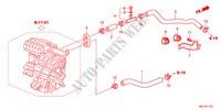 TUBO ACQUA(1.4L)(RH) per Honda CIVIC 1.4S 5 Porte 6 velocità manuale 2011