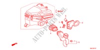 TUBO IMMISSIONE ARIA(DIESEL) per Honda CIVIC 2.2GT    AUDIOLESS 5 Porte 6 velocità manuale 2011