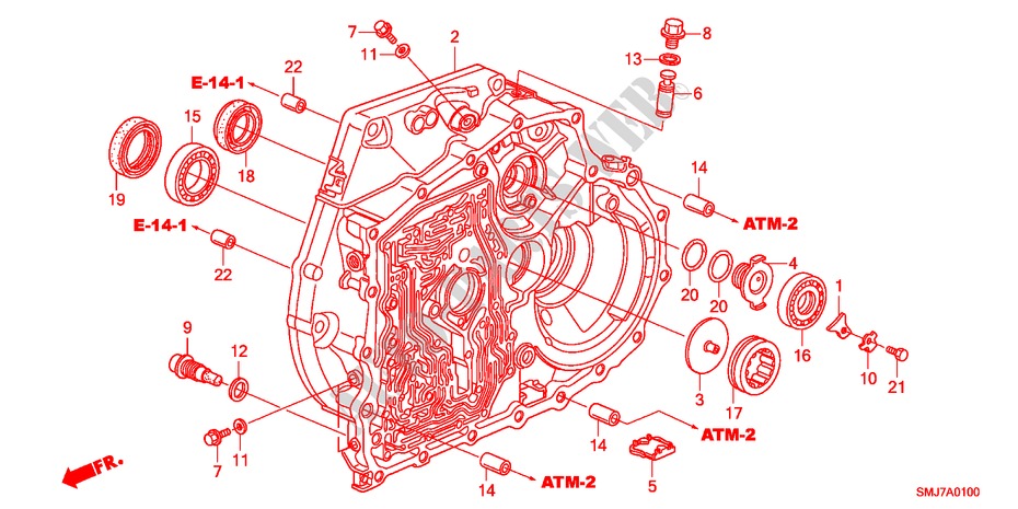 CONVERTITORE TORSIONE per Honda CIVIC 1.8S 5 Porte 5 velocità automatico 2011
