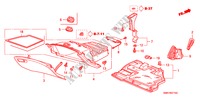 ABBELLIMENTO STRUMENTI(LH)(LATO PASSEGGERO) per Honda CIVIC 1.8 TYPE S 3 Porte 6 velocità manuale 2009