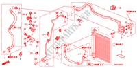 ARIA CONDIZIONATA (TUBI/CONDOTTI) (RH) (2) per Honda CIVIC 2.0 TYPE R 3 Porte 6 velocità manuale 2008