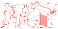ARIA CONDIZIONATA (TUBI/CONDOTTI) (RH) (2) per Honda CIVIC 2.0 TYPE R 3 Porte 6 velocità manuale 2009