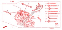 BARDATURA FILO MOTORE (2.0L) per Honda CIVIC 2.0 TYPE R    RACE 3 Porte 6 velocità manuale 2009