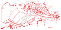 COFANO MOTORE(RH) per Honda CIVIC 2.2 TYPE S 3 Porte 6 velocità manuale 2008