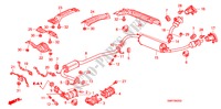 CONDOTTO SCARICO/SILENZIATORE (2.0L) per Honda CIVIC 2.0 TYPE R    RACE 3 Porte 6 velocità manuale 2009