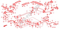 CONDOTTO SCARICO/SILENZIATORE (DIESEL)(2) per Honda CIVIC 2.2 TYPE S 3 Porte 6 velocità manuale 2008
