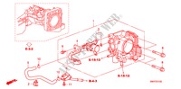 CORPO VALVOLA IMMISSIONE(1.4L) per Honda CIVIC 1.4 TYPE S    PLUS 3 Porte cambioautomatico 2009