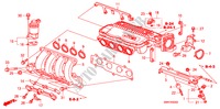 MOLTEPLICE ASPIRAZIONE(1.4L) per Honda CIVIC 1.4 BASE 3 Porte 6 velocità manuale 2009