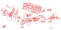 POMPA ACQUA(1.4L) per Honda CIVIC 1.4 TYPE S    PLUS 3 Porte 6 velocità manuale 2009
