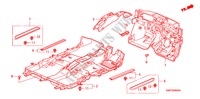 STOINO PAVIMENTO per Honda CIVIC 1.8 TYPE S 3 Porte 6 velocità manuale 2007
