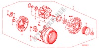 ALTERNATORE(DENSO)(2.0L) per Honda CIVIC 2.0 TYPE-R    PLUS 3 Porte 6 velocità manuale 2011
