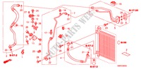 ARIA CONDIZIONATA(TUBI/CONDOTTI)(LH)(2) per Honda CIVIC 2.0 TYPE-R 3 Porte 6 velocità manuale 2011
