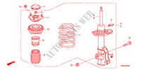 ASSORBITORE SCOSSE ANTERIORE per Honda CIVIC 2.0 TYPE-R 3 Porte 6 velocità manuale 2011