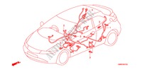 BARDATURA FILO(RH)(2) per Honda CIVIC 1.8 BASE 3 Porte cambioautomatico 2010