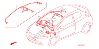 BARDATURA FILO(RH)(4) per Honda CIVIC 1.8 BASE 3 Porte 6 velocità manuale 2010