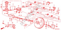 CILINDRO MAESTRO FRENO/ALIMENTO MAESTRO(LH) per Honda CIVIC 2.0 TYPE-R    RACE 3 Porte 6 velocità manuale 2011