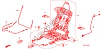 COMP. SEDILE ANT.(D.)(2.0L) per Honda CIVIC 2.0 TYPE-R    PLUS 3 Porte 6 velocità manuale 2011