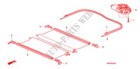 COMPONENTI PARASOLE per Honda CIVIC 2.2 TYPE-S    PLUS 3 Porte 6 velocità manuale 2011