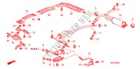 CONDOTTO SCARICO/SILENZIATORE(1.4L) per Honda CIVIC 1.4 BASE 3 Porte 6 velocità manuale 2010