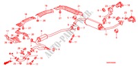 CONDOTTO SCARICO/SILENZIATORE(1.8L) per Honda CIVIC 1.8 TYPE-S    PLUS 3 Porte 6 velocità manuale 2010