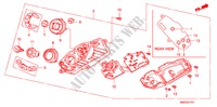 CONTROLLO RISCALDATORE(RH) per Honda CIVIC 2.0 TYPE-R    PLUS 3 Porte 6 velocità manuale 2011