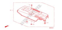 COPERTURA MOTORE(1.8L) per Honda CIVIC 1.8 TYPE-S    PLUS 3 Porte cambioautomatico 2011
