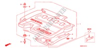 COPERTURA MOTORE(DIESEL) per Honda CIVIC 2.2 TYPE-S    PLUS 3 Porte 6 velocità manuale 2011