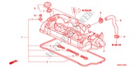 COPERTURA TESTA CILINDRO(DIESEL) per Honda CIVIC 2.2 BASE 3 Porte 6 velocità manuale 2011