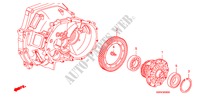 DIFFERENZIALE(1.4L)(1.8L) per Honda CIVIC 1.4 TYPE-S 3 Porte 6 velocità manuale 2011