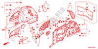 FODERA LATO per Honda CIVIC 2.0 TYPE-R   CHAMP 3 Porte 6 velocità manuale 2010