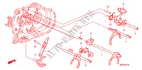 FORCA CAMBIO(DIESEL) per Honda CIVIC 2.2 BASE 3 Porte 6 velocità manuale 2011