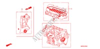KIT GUARNIZIONE(1.4L) per Honda CIVIC 1.4 BASE 3 Porte 6 velocità manuale 2011