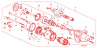 MOTORE AVVIATORE(MITSUBISHI)(DIESEL) per Honda CIVIC 2.2 TYPE-S 3 Porte 6 velocità manuale 2011