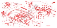 PANNELLO STRUMENTI(RH) per Honda CIVIC 2.2 TYPE-S    PLUS 3 Porte 6 velocità manuale 2010