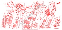 PEDALE(RH) per Honda CIVIC 1.4 TYPE-S 3 Porte 6 velocità manuale 2011