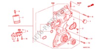 POMPA OLIO(1.8L) per Honda CIVIC 1.8 TYPE-S    PLUS 3 Porte 6 velocità manuale 2010